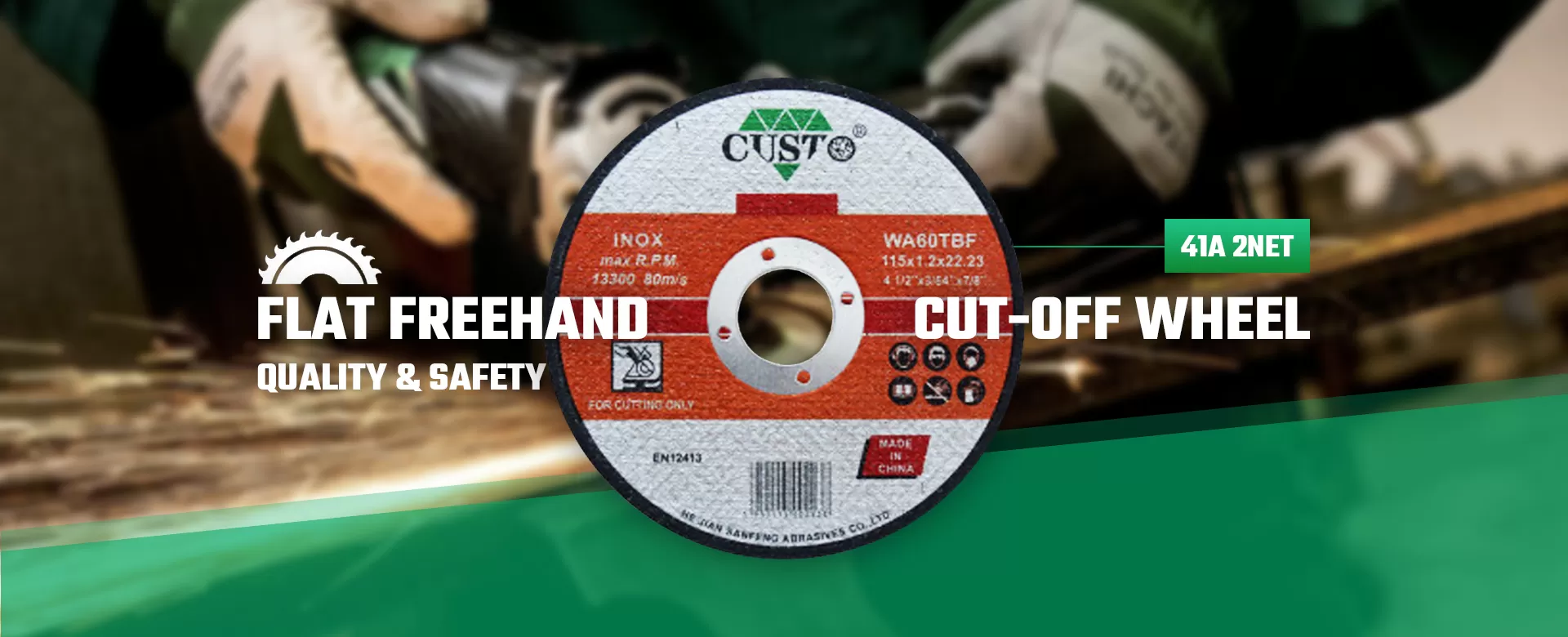 Flat Freehand Cut off Wheel