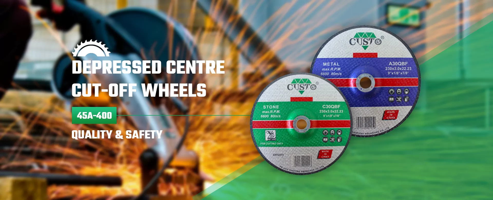 Depressed Centre Cut off Wheels