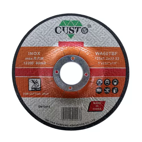 Inox Cutting Disc depressed center cut off wheel