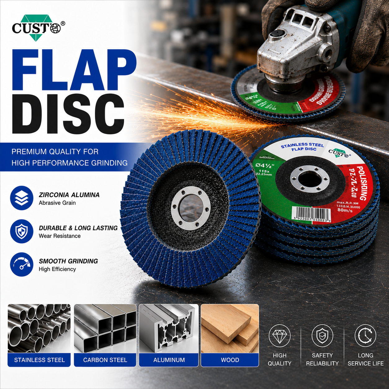ALUMINUM Flap Wheel