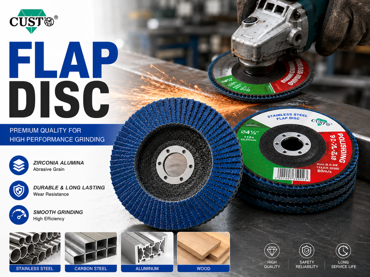 ALUMINUM Flap Wheel 9