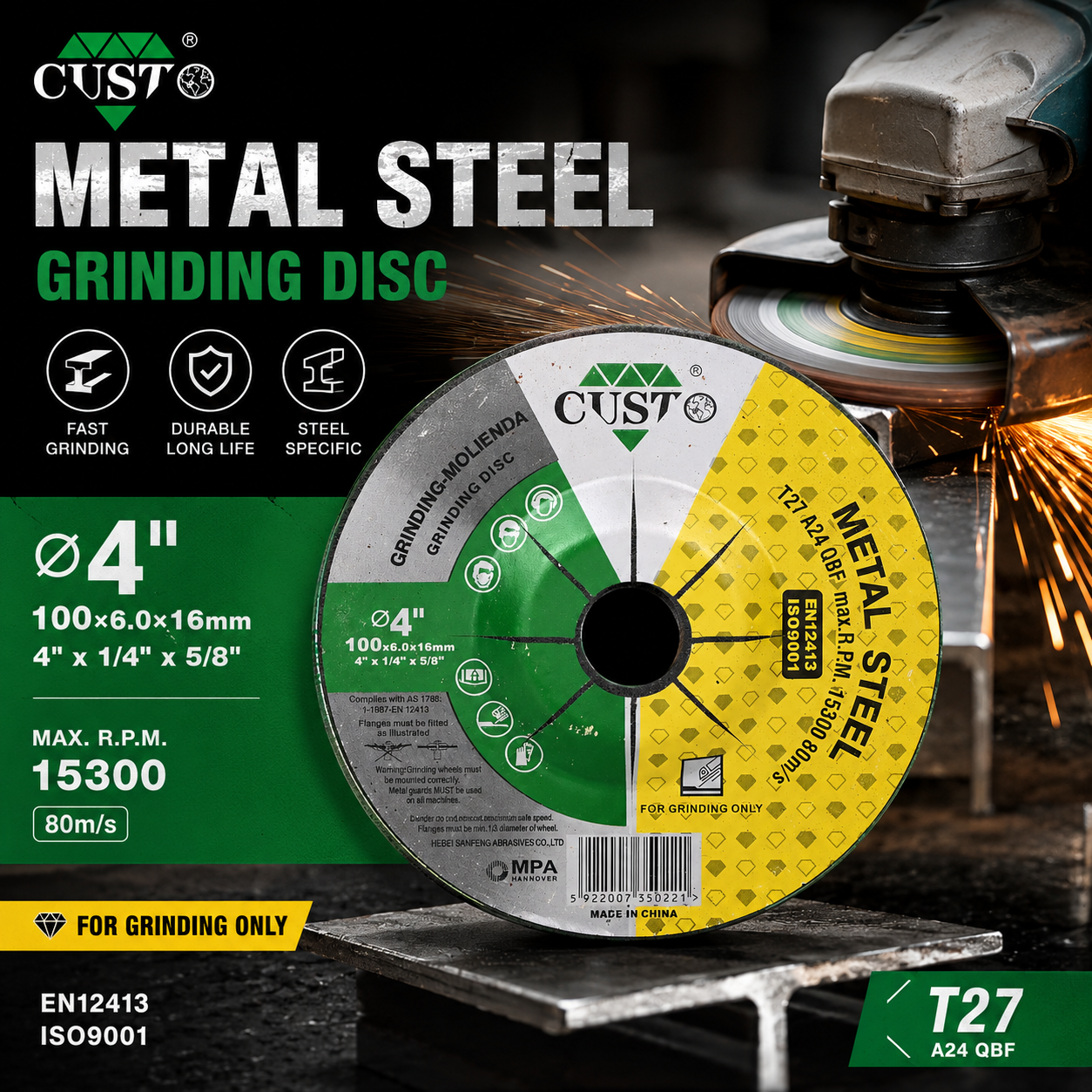 METAL Grinding Wheel 100