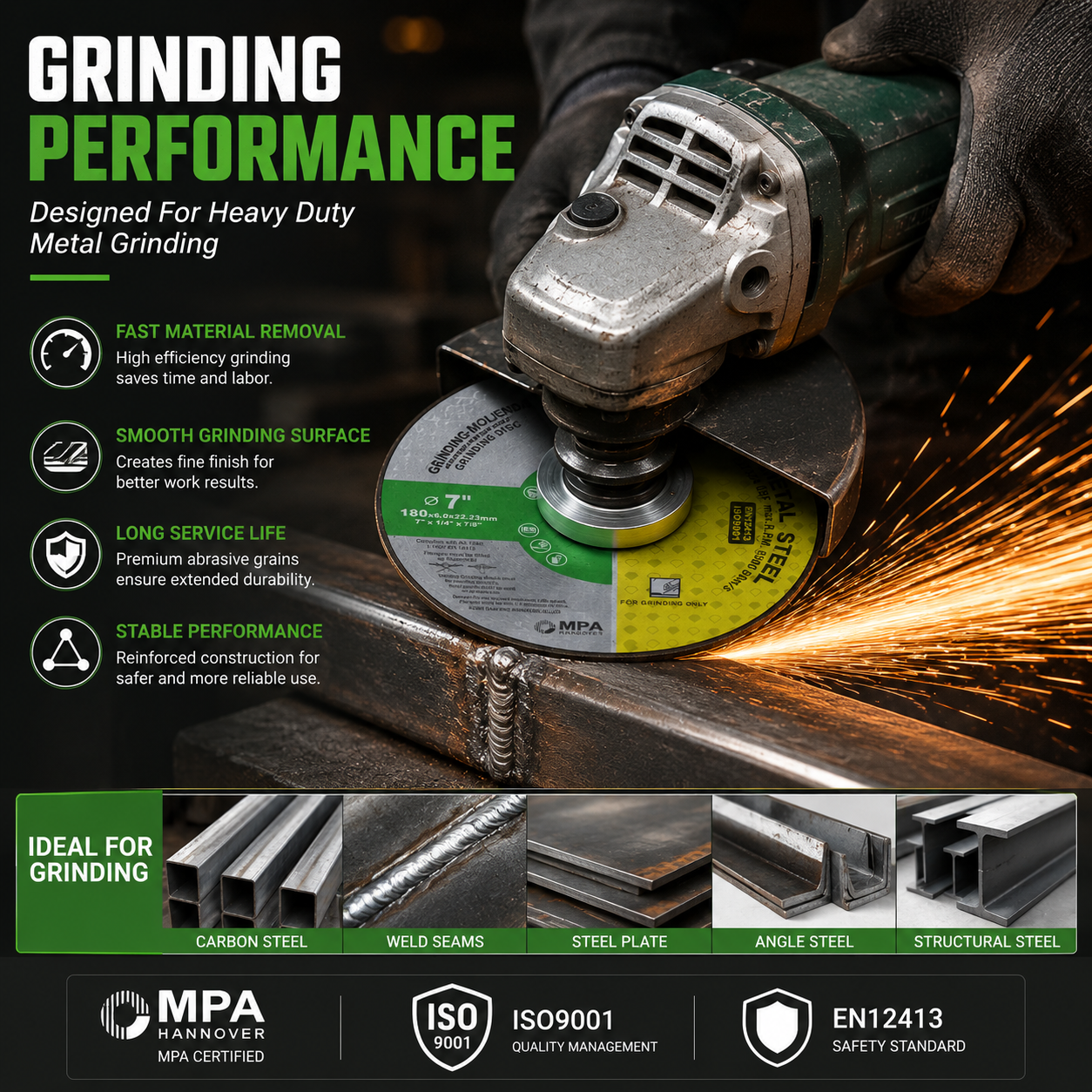 METAL Grinding Wheel 180